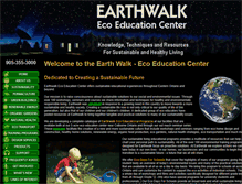 Tablet Screenshot of ecoearthwalk.ca